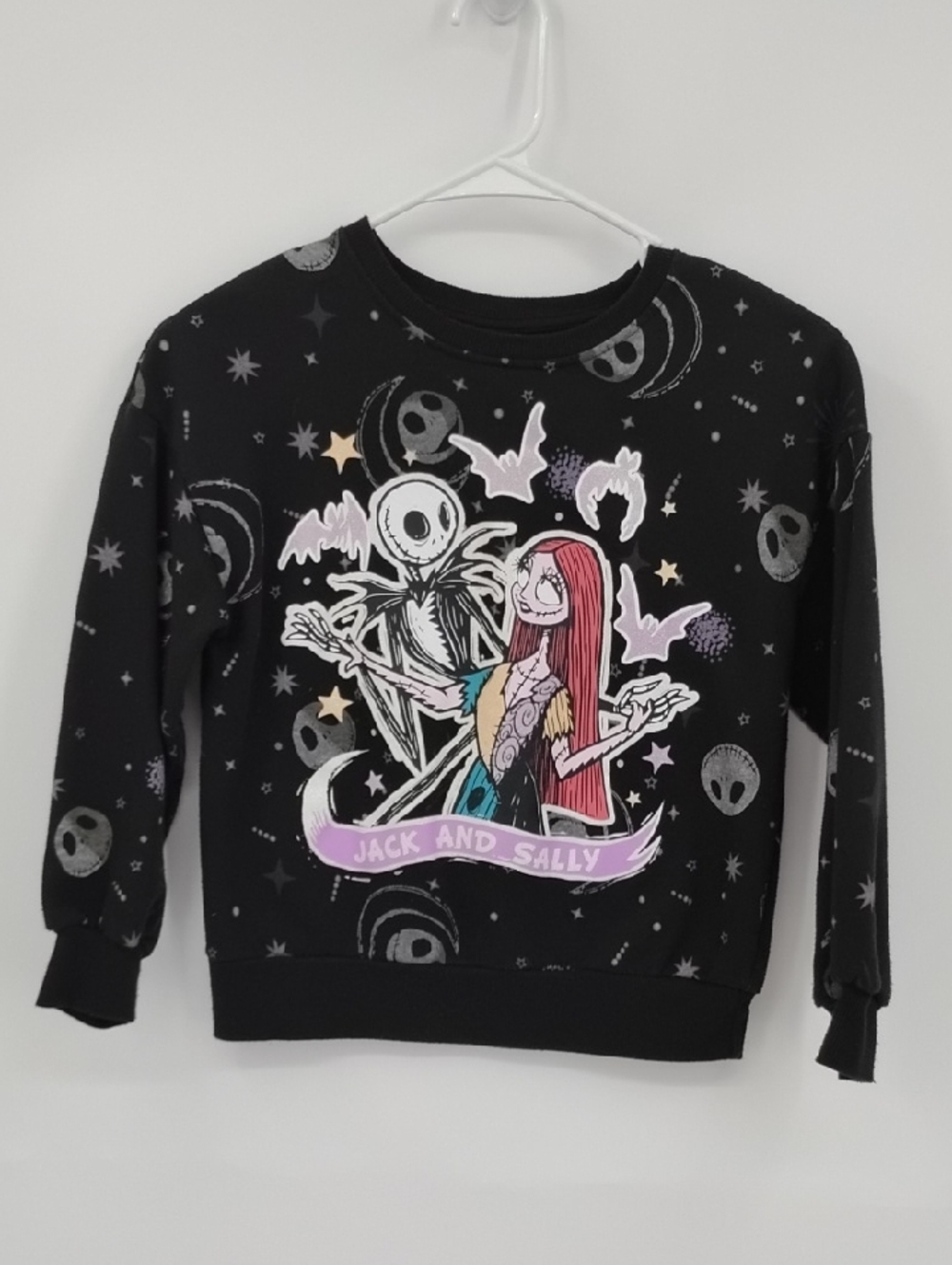Disney The Nightmare Before Christmas Black Label Tee Medium 7-8